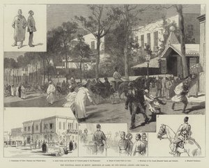 La crise politique en Égypte, croquis au Caire